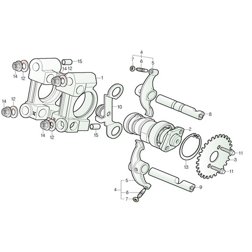 DAELIM YC125 (DL125ARM) EKSANTRIK ZAMANLAMA DISLISI #DL125-ARM E0403